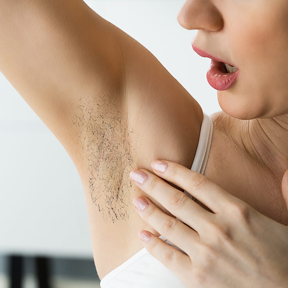 Achseln – Laser-Haarentfernung mit Alexandrit & Nd:YAG